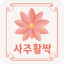 사주활짝 로고